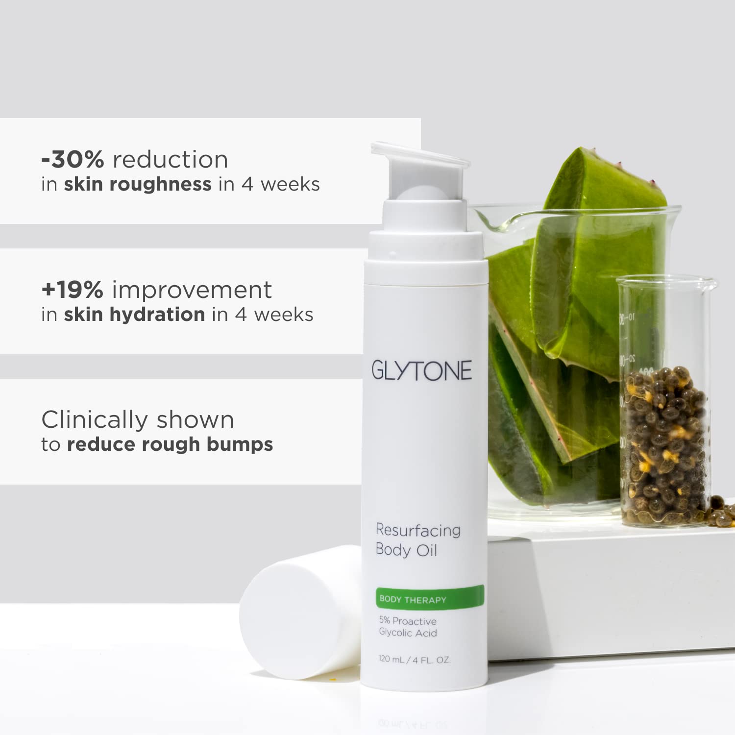 Glytone Resurfacing Body Oil, 5% Glycolic Acid, Unscented, 4 Fl Oz
