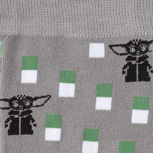 Star Wars Mandalorian The Child (Grogu) Gray Men's Dress Socks, One size fits most (up to men's size 12), Officially Licensed by Lucasfilm LTD.3