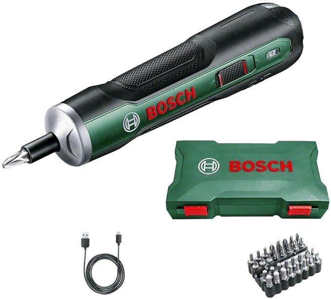 Bosch Home and Garden Cordless Screwdriver PushDrive (3.6 Volt, 32 bits