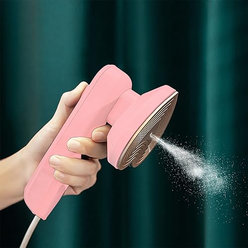 Miniatura 4 de Vaporizador para ropa de 38 W Mini máquina de planchar con tanque de agua oculto de 2.7 fl oz, vaporizador de mano giratorio de 180°, vaporizador de