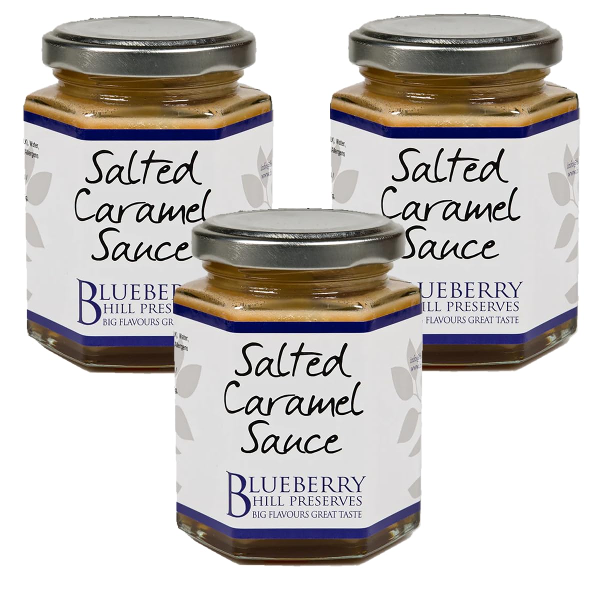 Blueberry Hill Preserves - Salted Caramel Sauce - 220g - Pack of 3