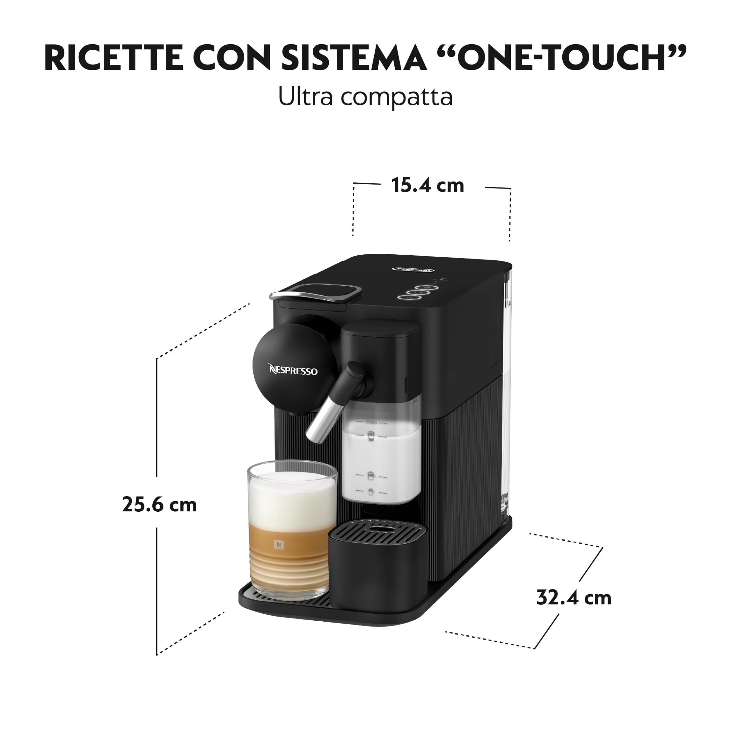 Delonghi En510.b Nespresso Capsules Coffee Maker One Size