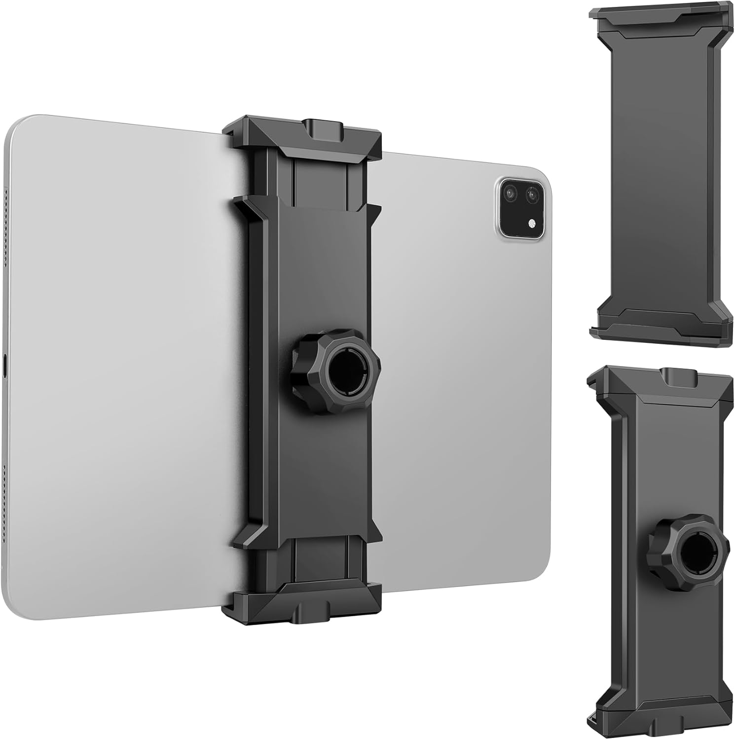 Universal iPad and Phone Mount Adapter for Tablet/iPad/e-Reader/Switch/iPhone,Ball Hole Compatible with Diameter of 0.669 inch /17mm Ball Head,Multi-Angle Adjustable