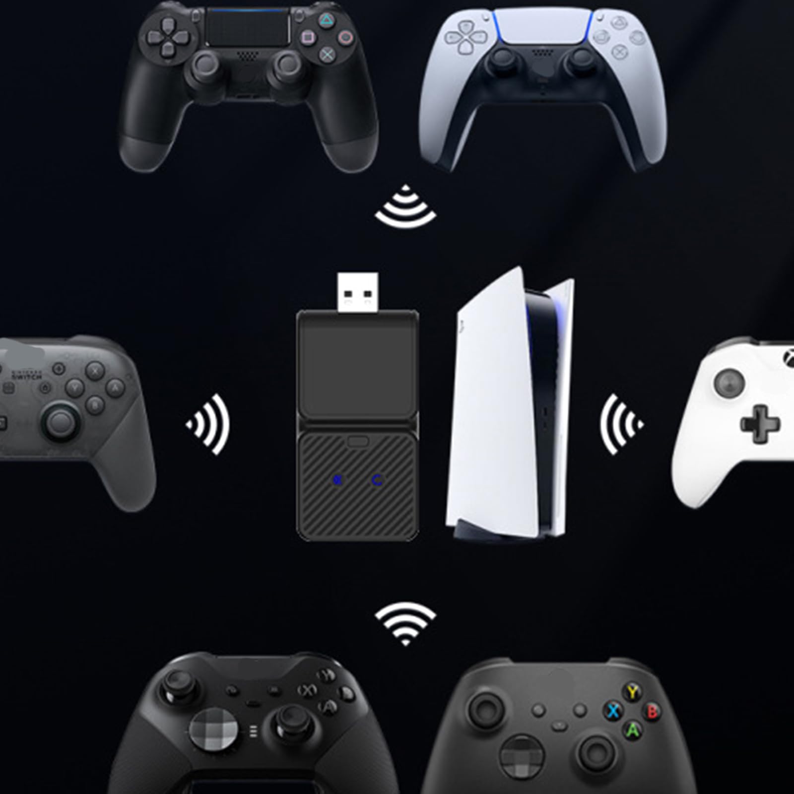 Adattatore USB Connettore Ricevitore Convertitore Gamepad Dongle X1S XSX NS Switch Controller Portatile Accessori da Gioco