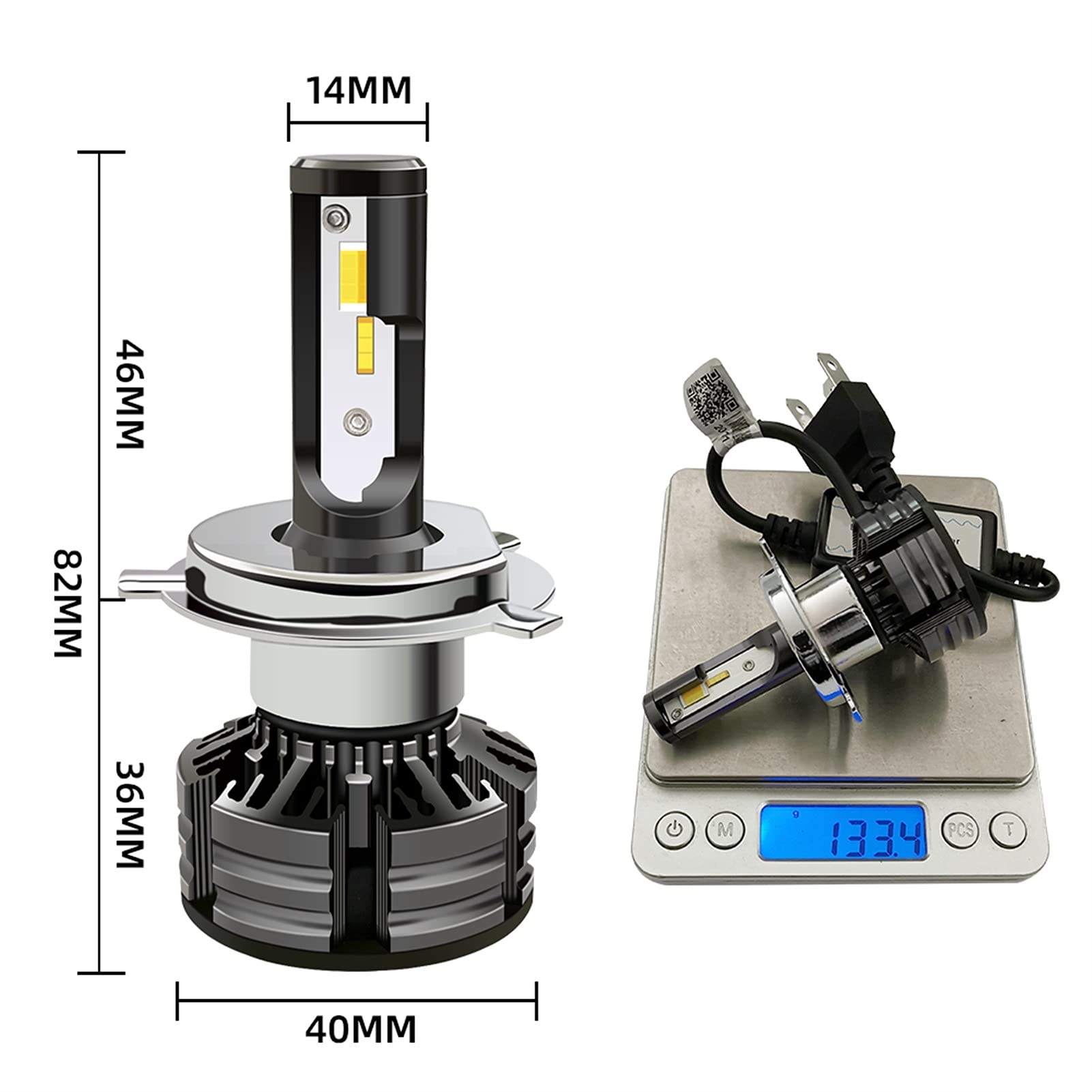 fari a LED Lampadine a LED H7 Lampadine Canbus H1 H4 Luci Auto H3 H11 H8 880 HB3 9005 HB4 9006 9007 HB4 9006 9007 H13 3 Colori 60W 12V 20000LM Auto Faro Lampadina a LED
