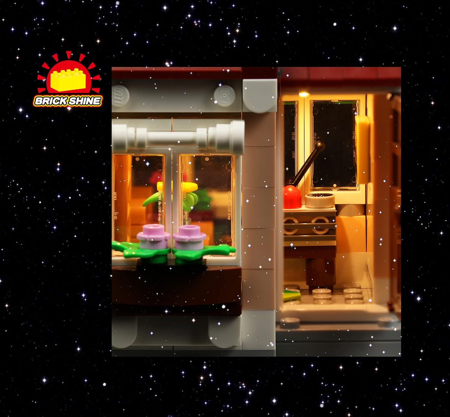 Light kit for Lego Downtown Noodle Shop 31131 (Lego Set is not Included) (Classic)