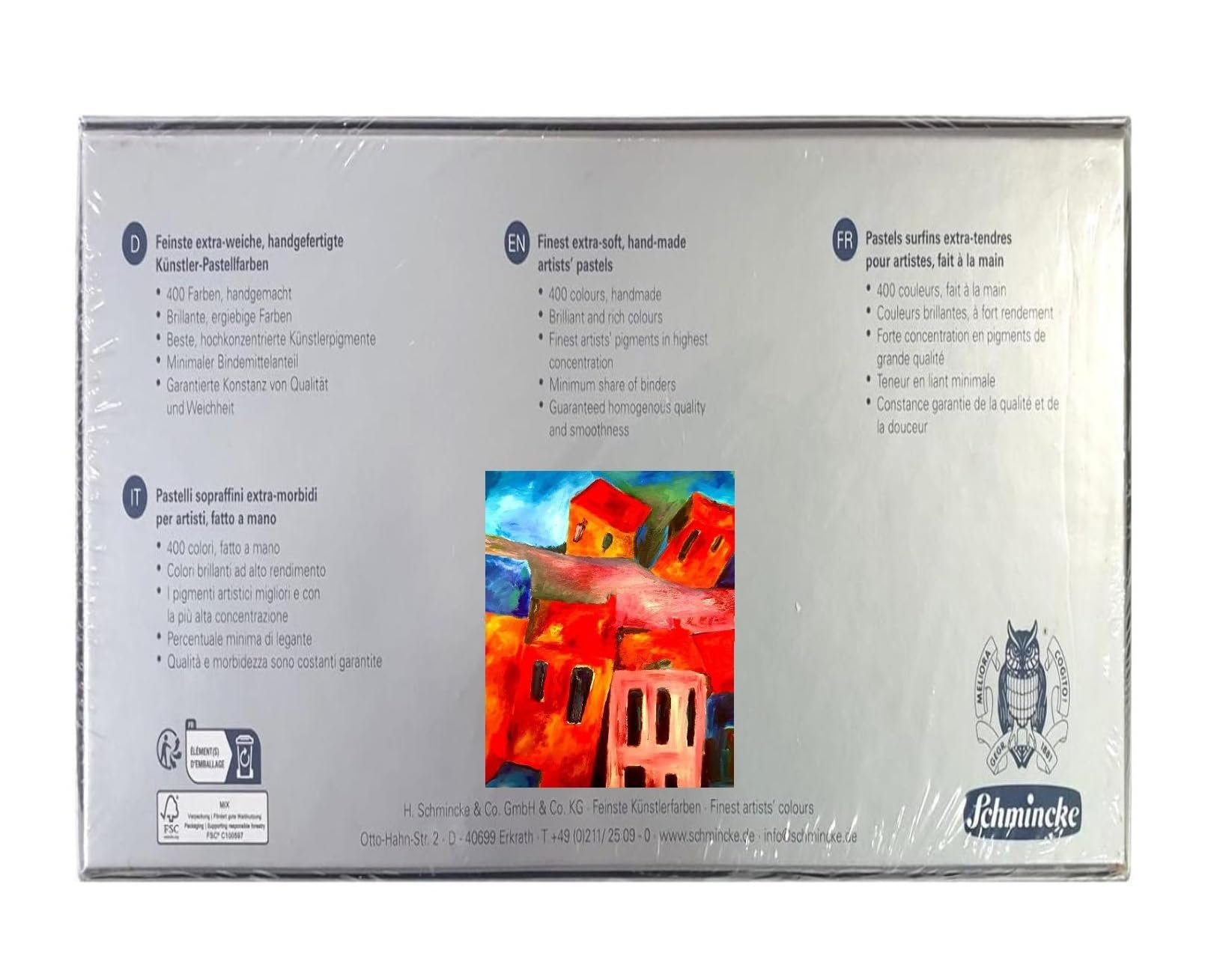 Schmincke Soft Pastel Cardboard Box Set - 30 Stick General Selection - Art Supplie Extra Soft (Made in Germany) Extra Fine - qualità Artistica