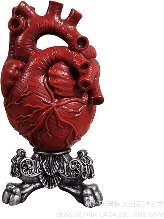 Amazon ハート花瓶樹脂の装飾 家の装飾 解剖学的心臓花瓶 心臓花瓶 解剖学的心臓花瓶 Size X Small 花器 インテリアボウル オンライン通販