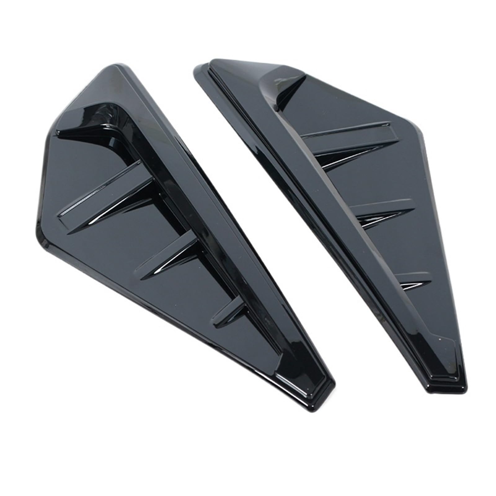 TILIEINE Car Front Side Air Vent Cover Fit For BMW X Series X5 G05 X5M F95 2019-2021 Car Shark Gill Side Fender Vent 3D Sticker(Black)