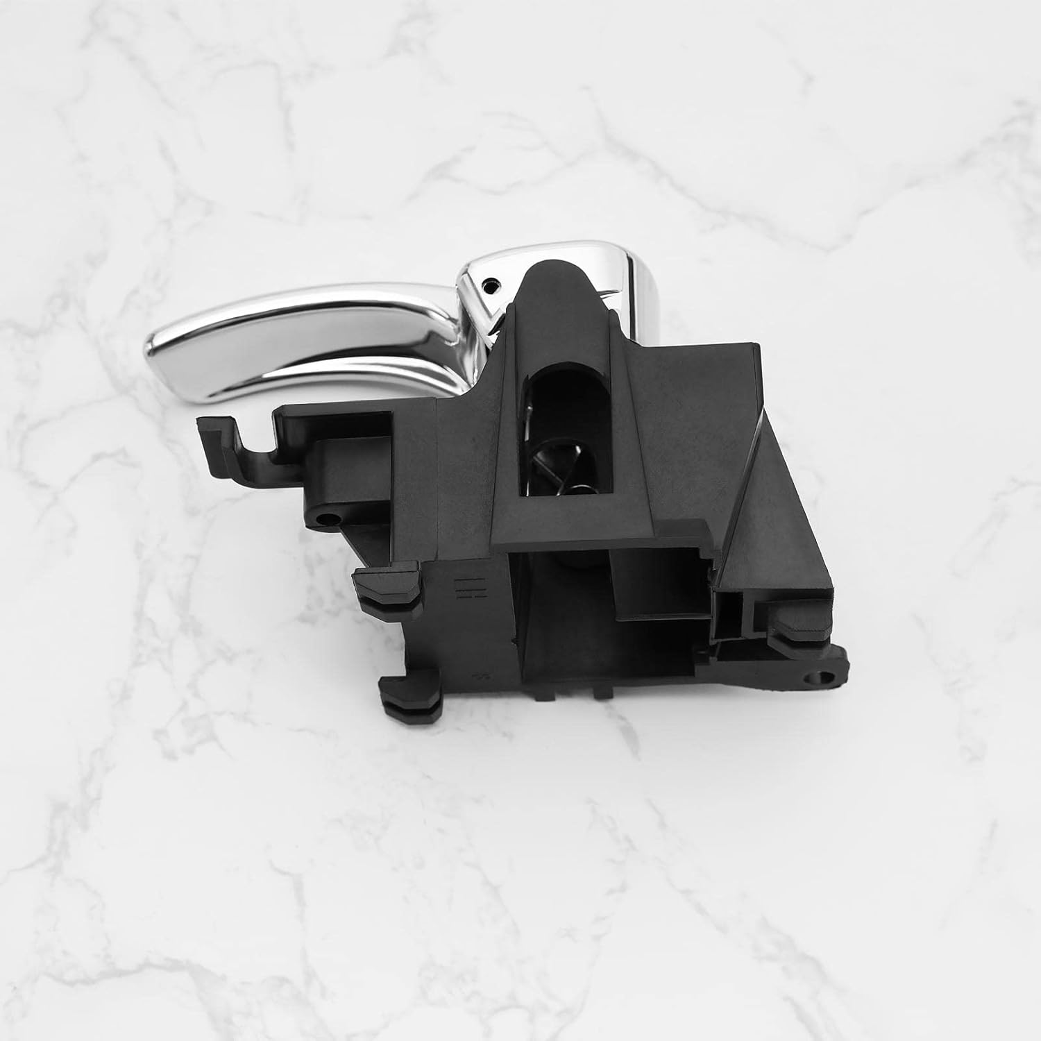 ECSiNG 2Pcs Interior Door Handles Replacement 80670-4X02B 80671-4X02B Compatible with Nissan Navara D40 2005-2013 Compatible with Pathfinder R51 2005-2013