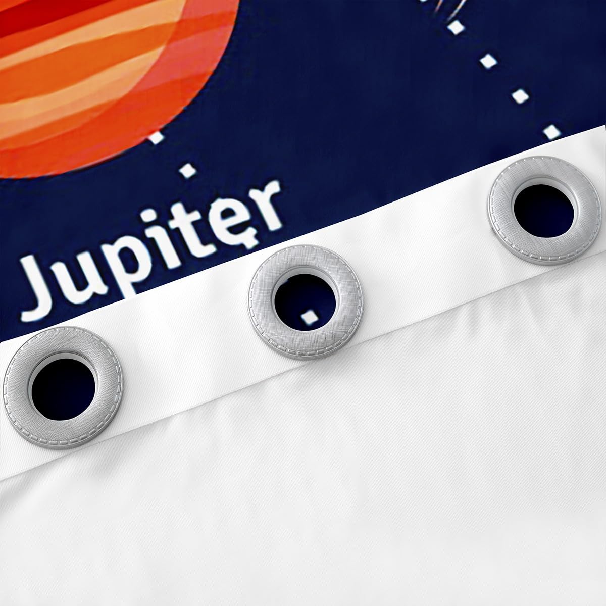 Homemissing Tende a sistema solare per camera da letto e soggiorno dello spazio esterno, 30% -50%, tende oscuranti per bambini e adulti, motivo: universo pianeti, tendaggi per finestre, 117,8 x 183,8