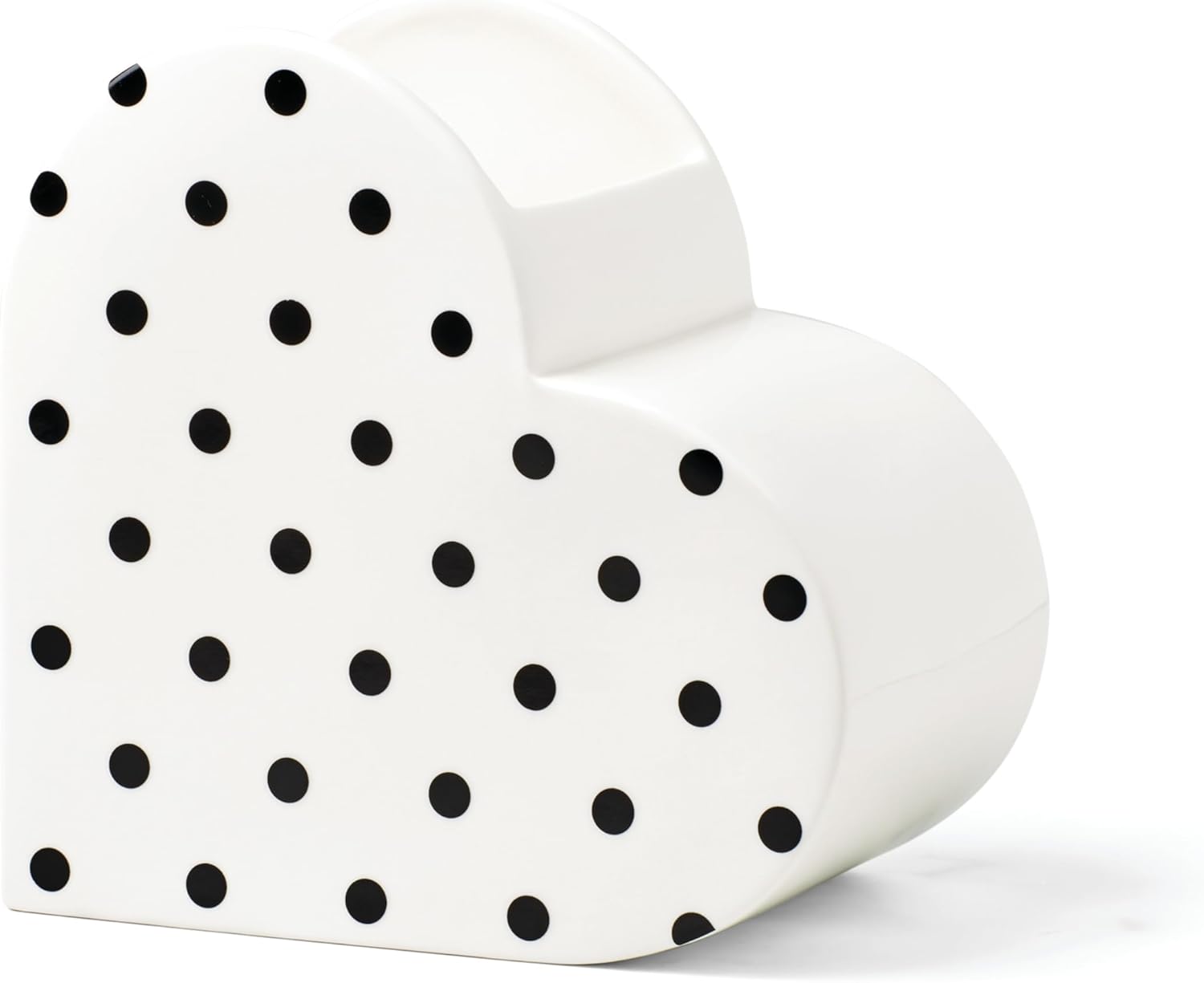 Kate Spade New York Dot Heart Vase, 2.16, White