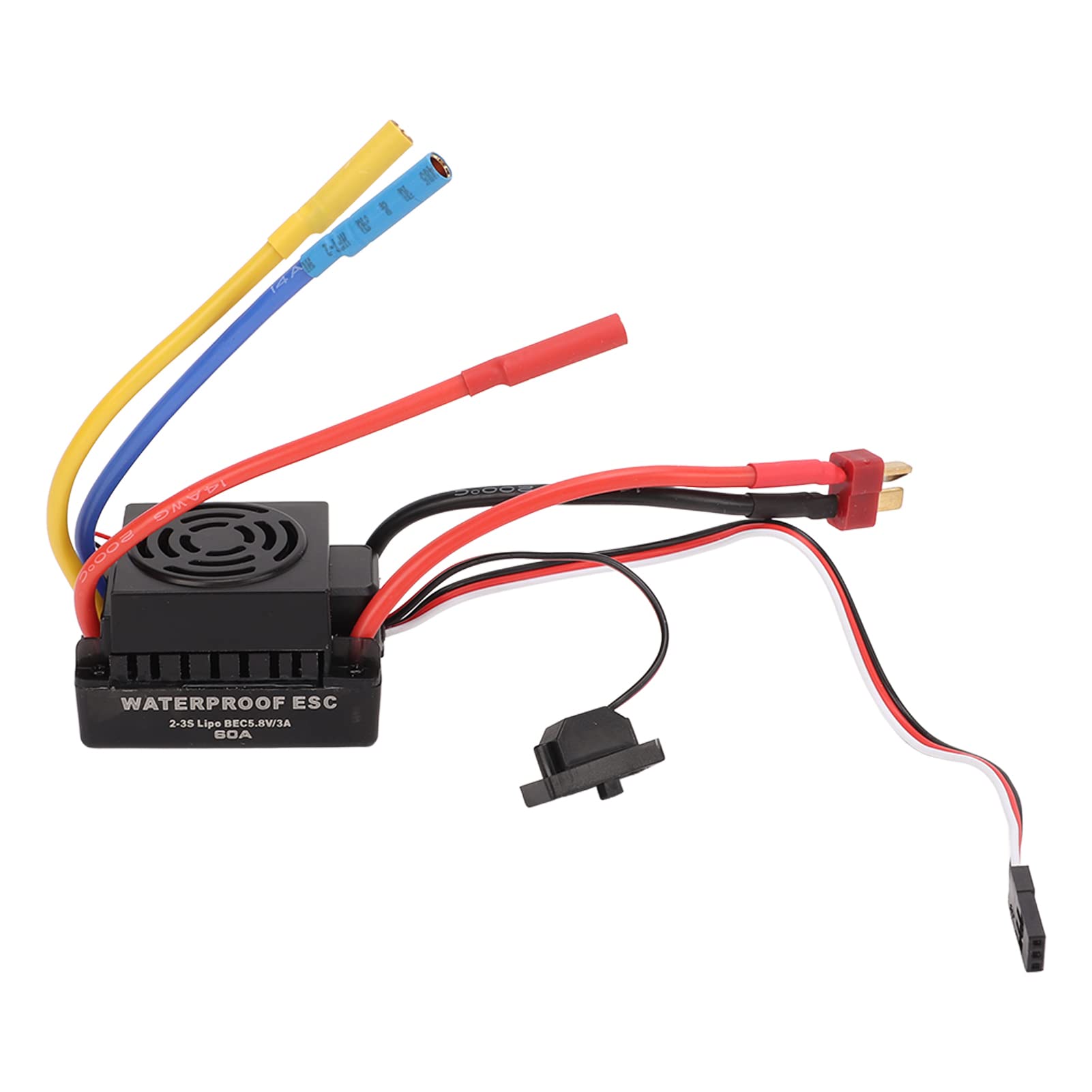 Changor S3650 4300KV Bezszczotkowy Silnik Wydajna Praca Wodoodporny + 60A Aktualizacja ESC dla Samochodów RC 1/10 Czerwony Stop Aluminium
