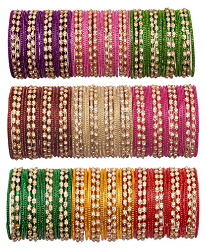 See full amazon price history chart for NMII Glass with Zircon Gemstone Or Spread with Glitter Pattern and Linked with Ball Chain Glossy Finished Bangle Set For Women and Girls, (F26_Multicolour_2.2 Inches), Pack Of 144 Bangle Set NMII Glass with Zircon Gemstone Or Spread with Glitter Pattern and Linked with Ball Chain Glossy Finished Bangle Set For Women and Girls, (F26_Multicolour_2.2 Inches), Pack Of 144 Bangle Set (B077PKZP8V) Amazon Price History, Amazon Price Tracker