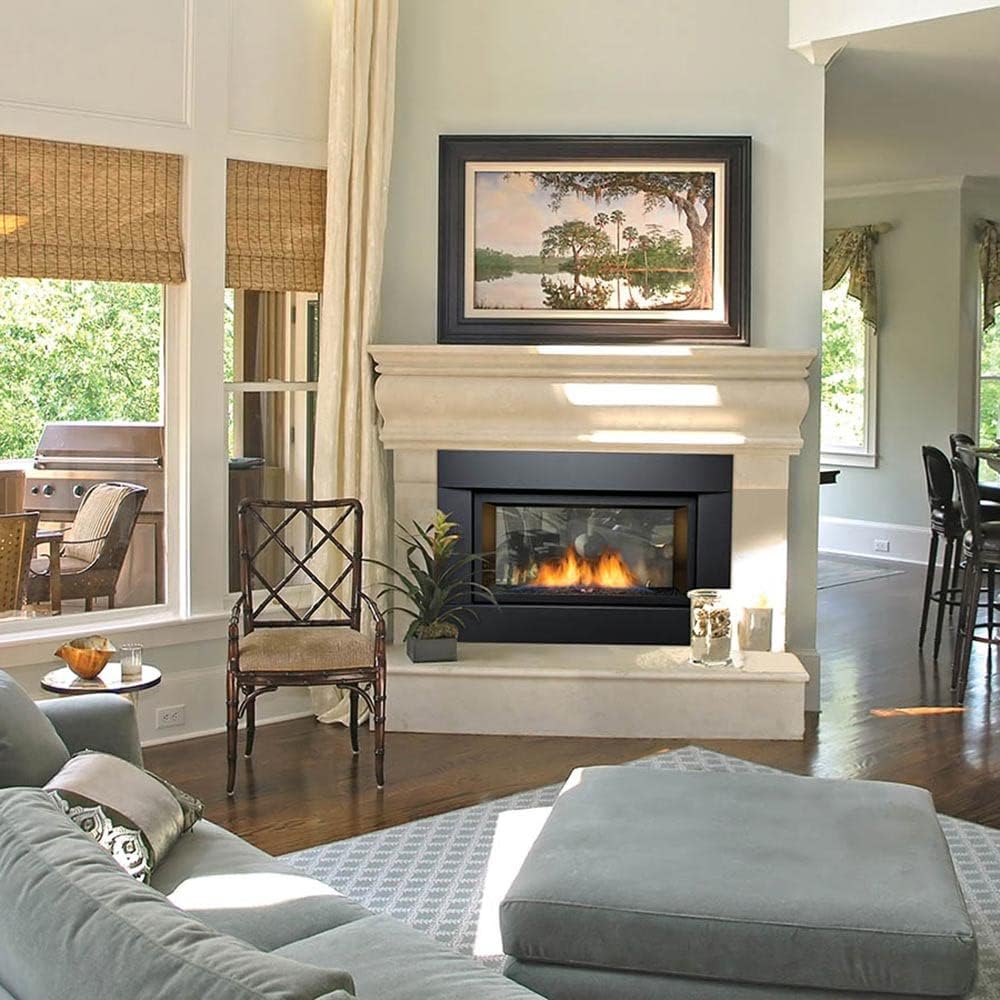 Palisade 36" Natural Gas Deluxe See-Thru Direct Vent Linear Fireplace