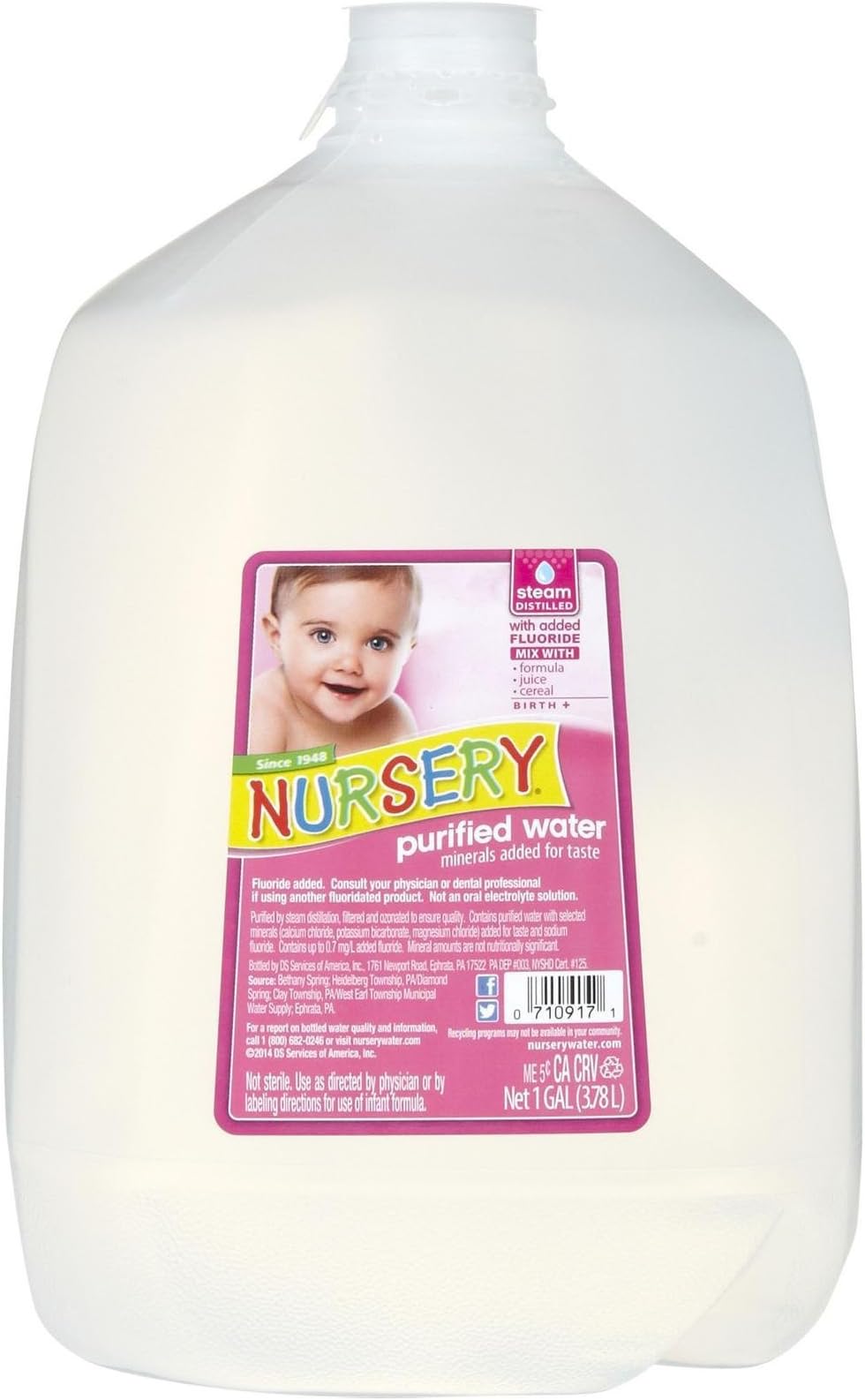 Nursery Water Purified Drinking Water - 128 fl oz