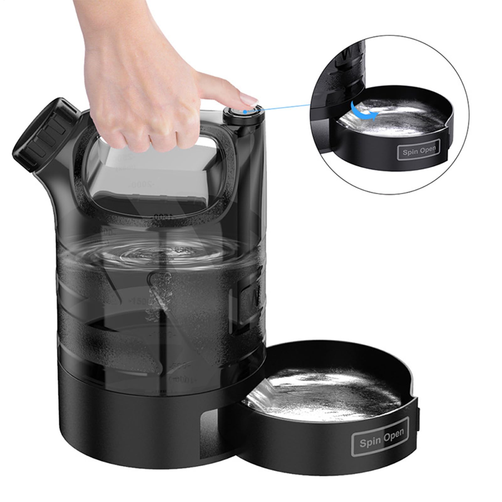 Botella De Agua Portátil Para Perros Dispensador de Bebida para Mascotas en | Botella de Agua para Perros de Gran Capacidad para Viajes, Aire Libre, Senderismo y Playa