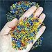 HXSCOO 50g K5 Mini Mix Glass Gravel Stone Colored Glaze Rock Aquarium Fish Tank E126 Stones and Crystals