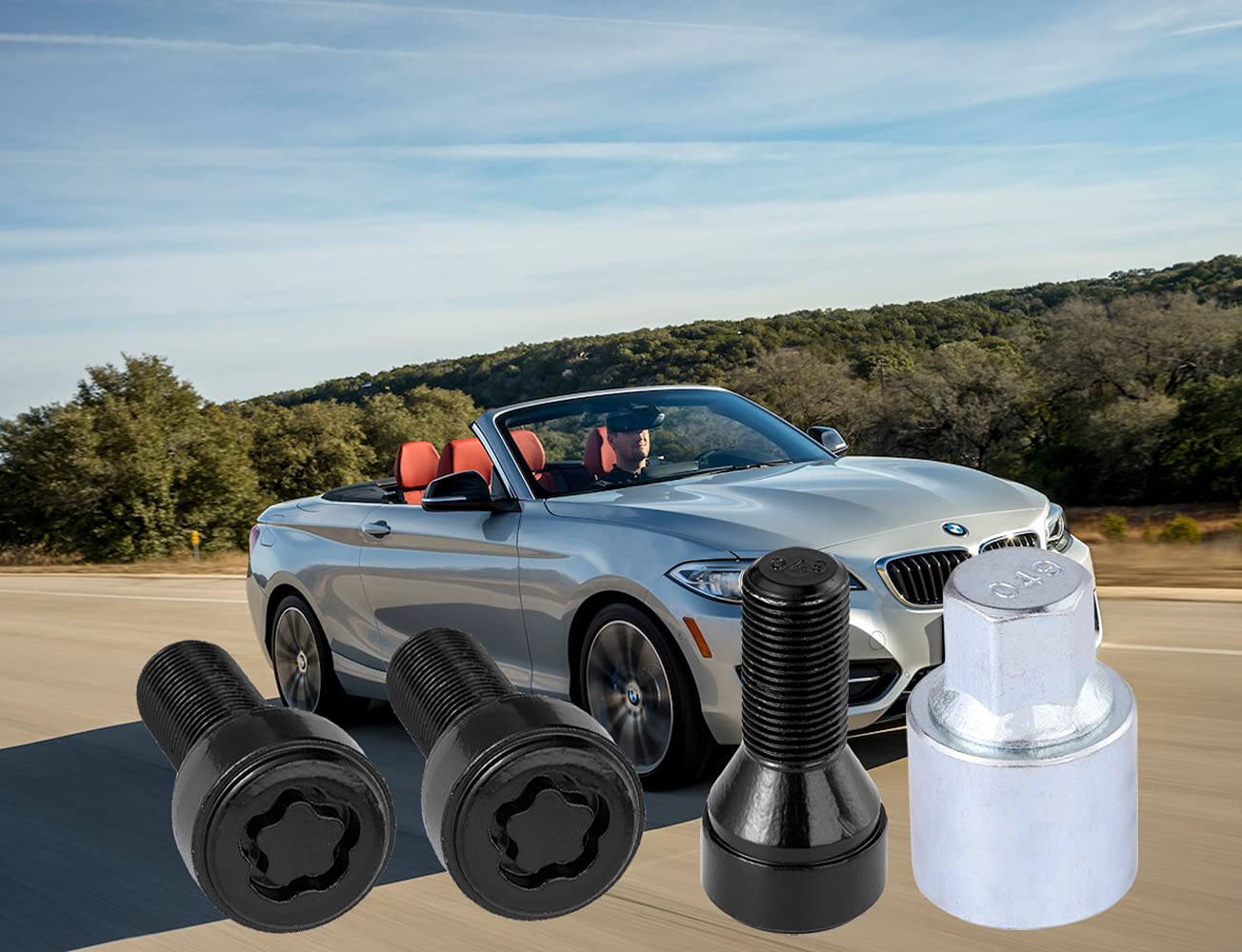 Amazon.co.jp: 盗難防止ホイールスタッドボルトロック BMW