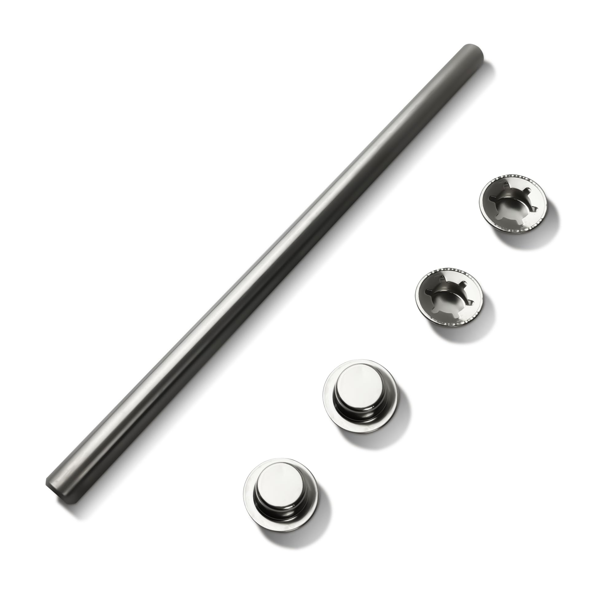 COLOFULWAY 5/8 Inch OD 304 Stainless Steel Boat Trailer Roller Shaft (5/8-13-1/4)