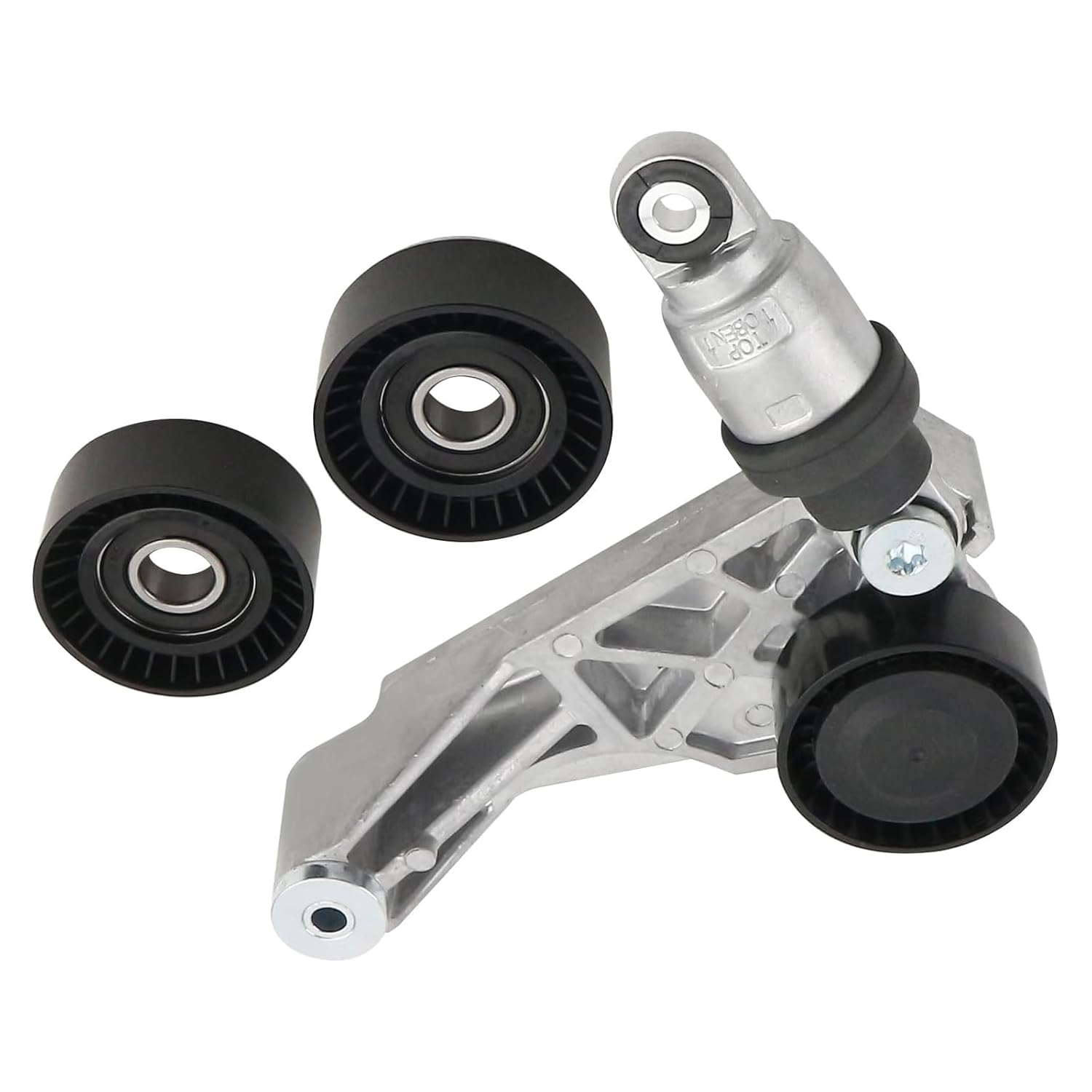 4627038AA-KIT Drive Belt Kit with Belt Tensioner & Idler Pulleys Replacement for Jeep Wrangler JK 3.6L 2012-2018, 4627038AA