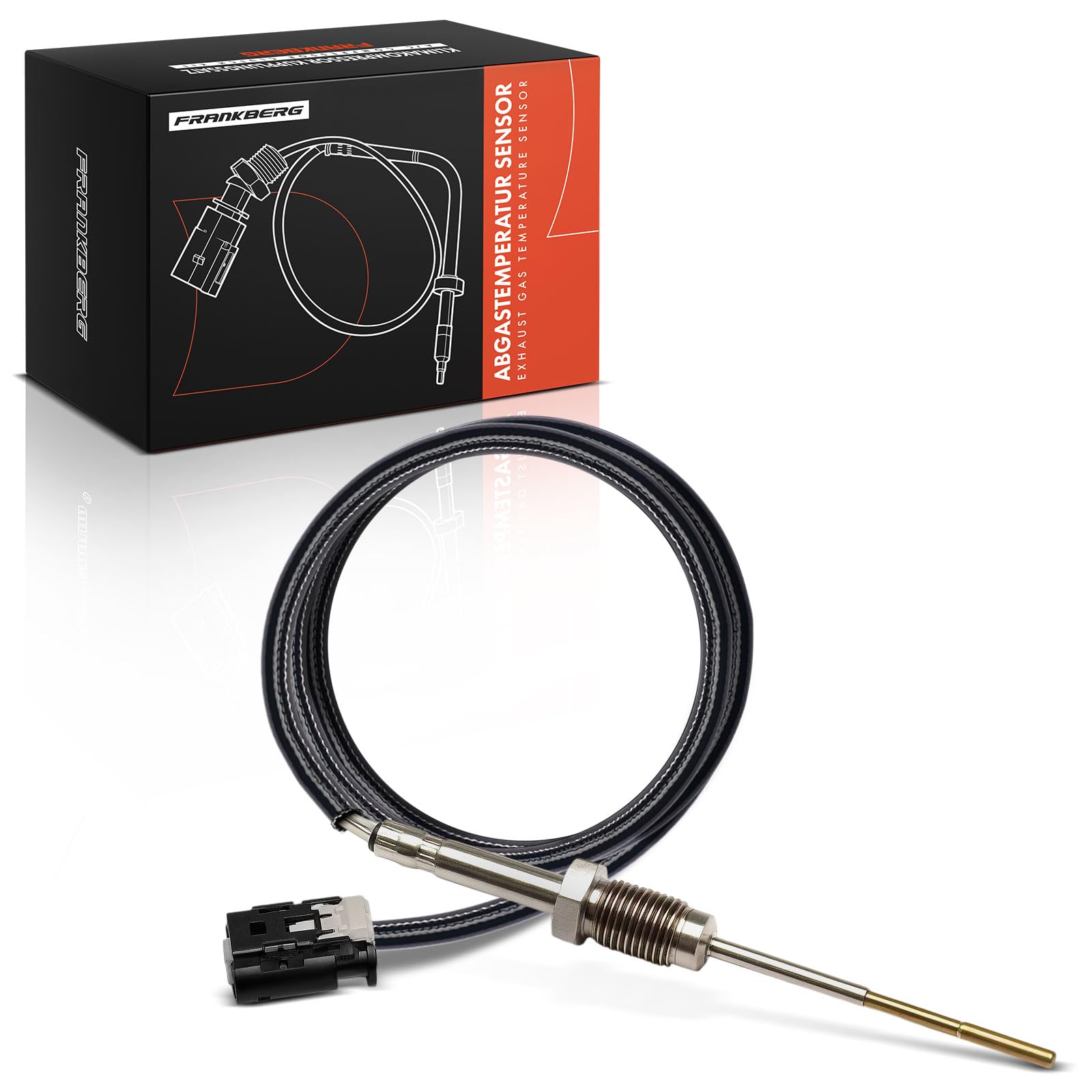 Frankberg Abgastemperatursensor 2-Polig Kompatibel mit 1er F20 1er F20 F21 3er F30 F80 G20 G28 G80 5er F10 F90 G30 7er G11 G12 X6 F96 G06 X7 G07 Replace# 13628582662