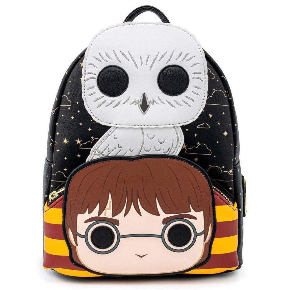 LoungeflyPOP Harry Potter and Hedwig Cosplay Womens Double Strap Shoulder Bag Purse, Multi, Taille unique