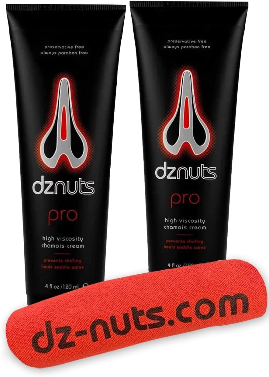 Men's Pro Chamois Cream, Anti -Chafing Cream for Saddle Sores, Chafing, Rubbing, Inner Thighs Friction for Cyclists, Runners, Triathletes