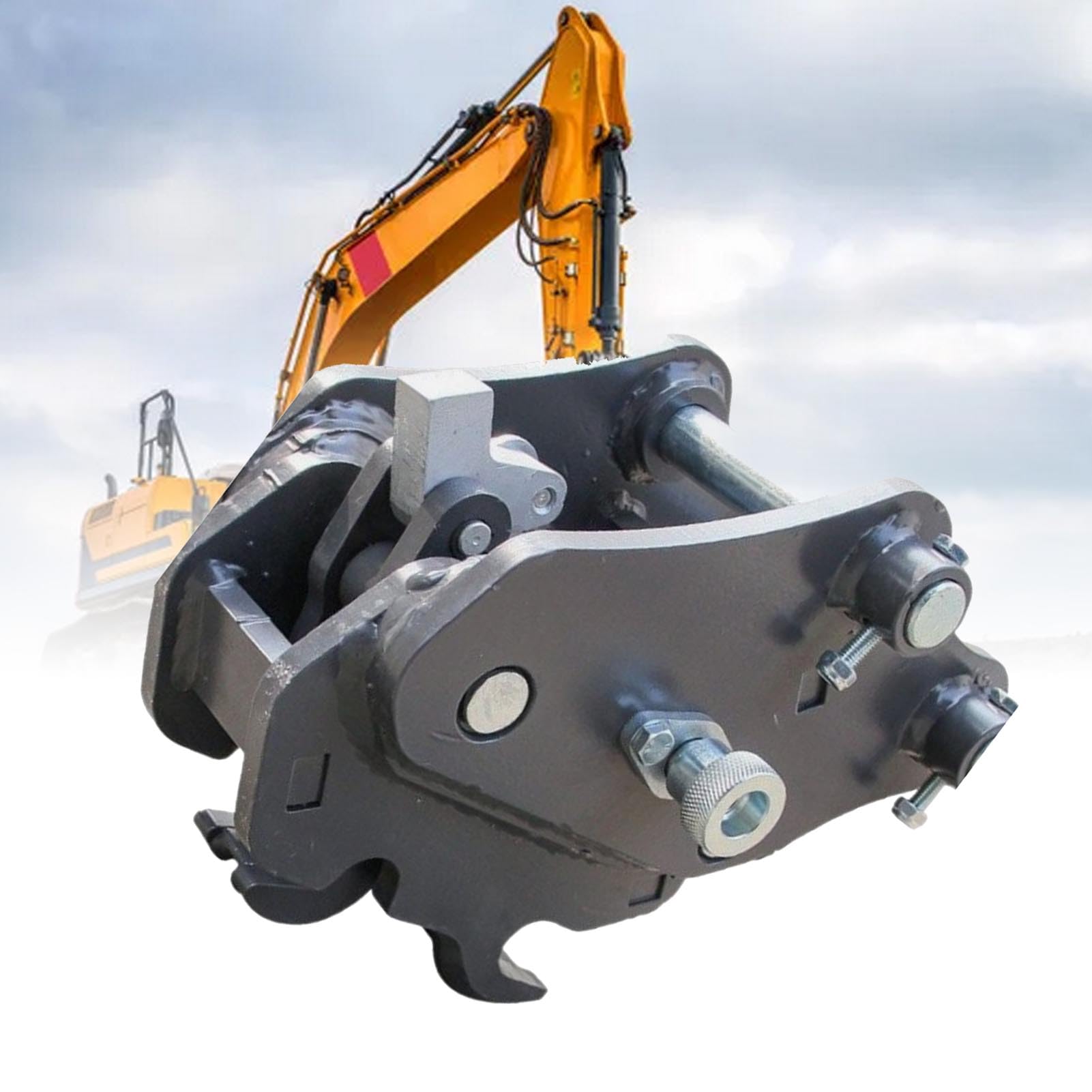 Mini Acoplador de Excavador, Enganche de Cambio de Cambio Mecánico para hasta 3 Toneladas Excavadoras, Ganchos de Reemplazo, útiles y Prácticos