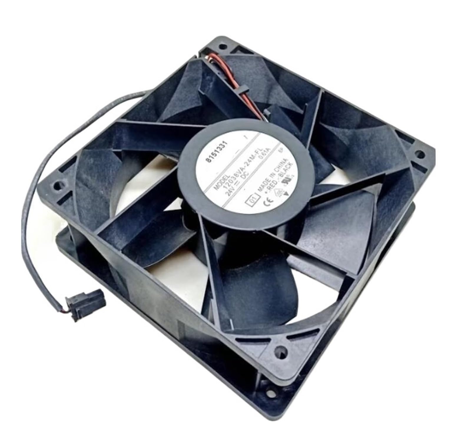 YMUGUEGH 12038VA-24M-FL 24V 0.61A Two-wire Cooling Fan
