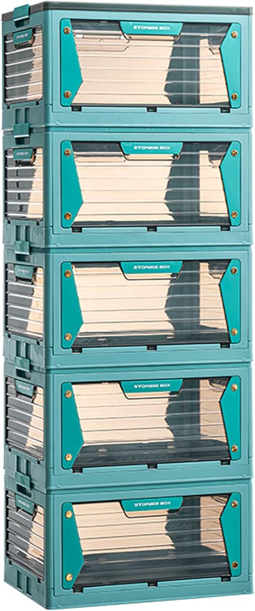 HOTRCR Extra Large Plastic Storage Boxes with Lid, Clear Heavy Duty