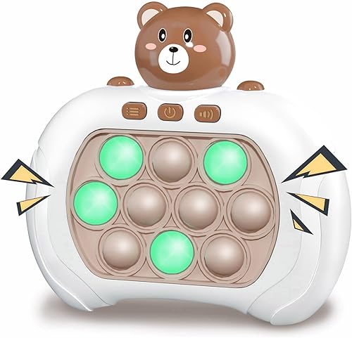 Juguete para la ansiedad de presionar rápido para niños y adultos, máquina de juego de mano de rompecabezas rápido, juguete de burbujas para el