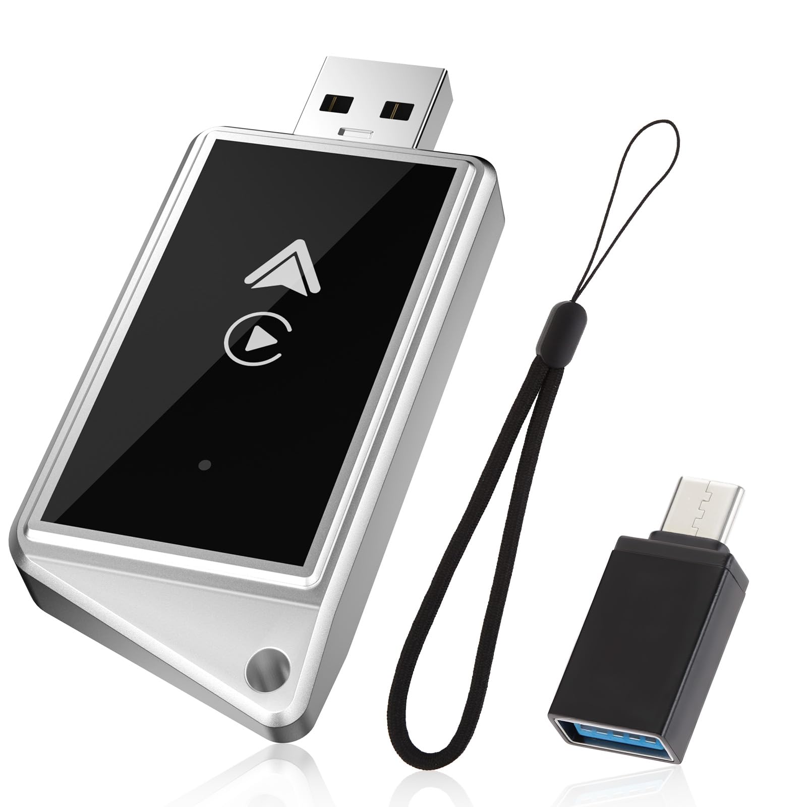 welspo 2-in-1 Wireless CarPlay & Android Auto Adapter