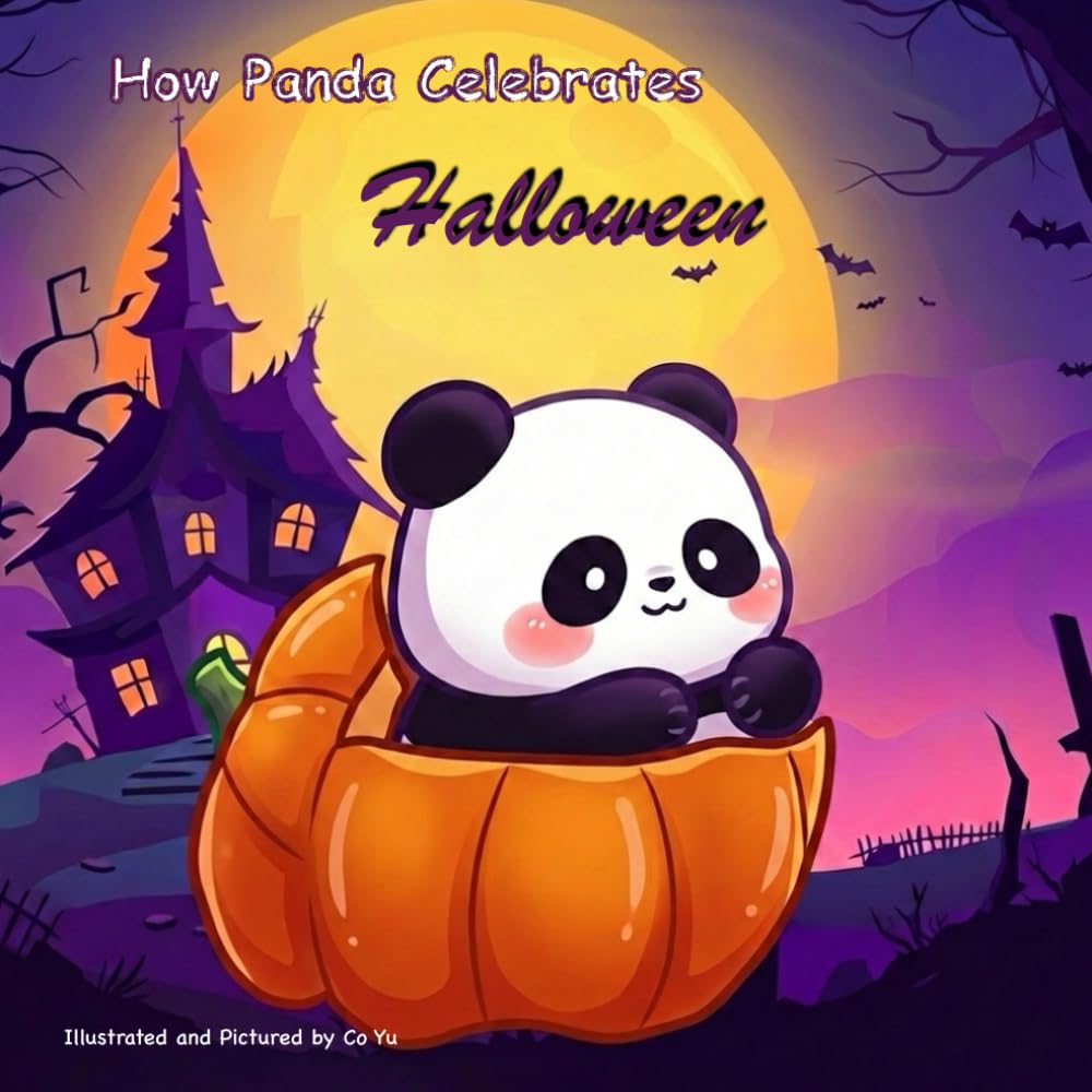 how panda celebrates Halloween
