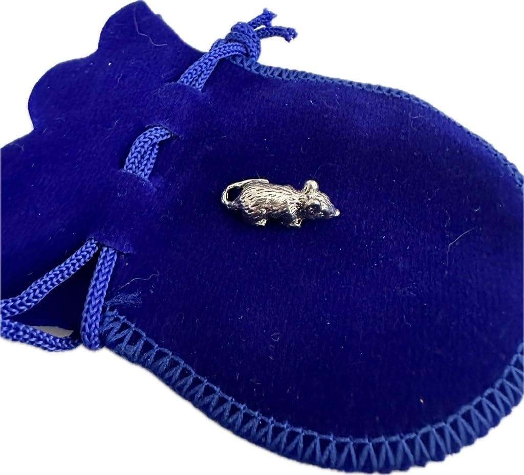 Amulet Wallet Mouse Sterling Silver 925 to Attract Wealth and Money