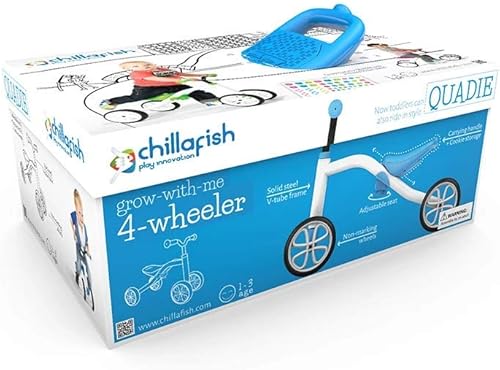 Miniatura 5 de cuadriciclo Grow-with-Me Chillafish Quadie, 4 ruedas, 16 pulgadas, Lime