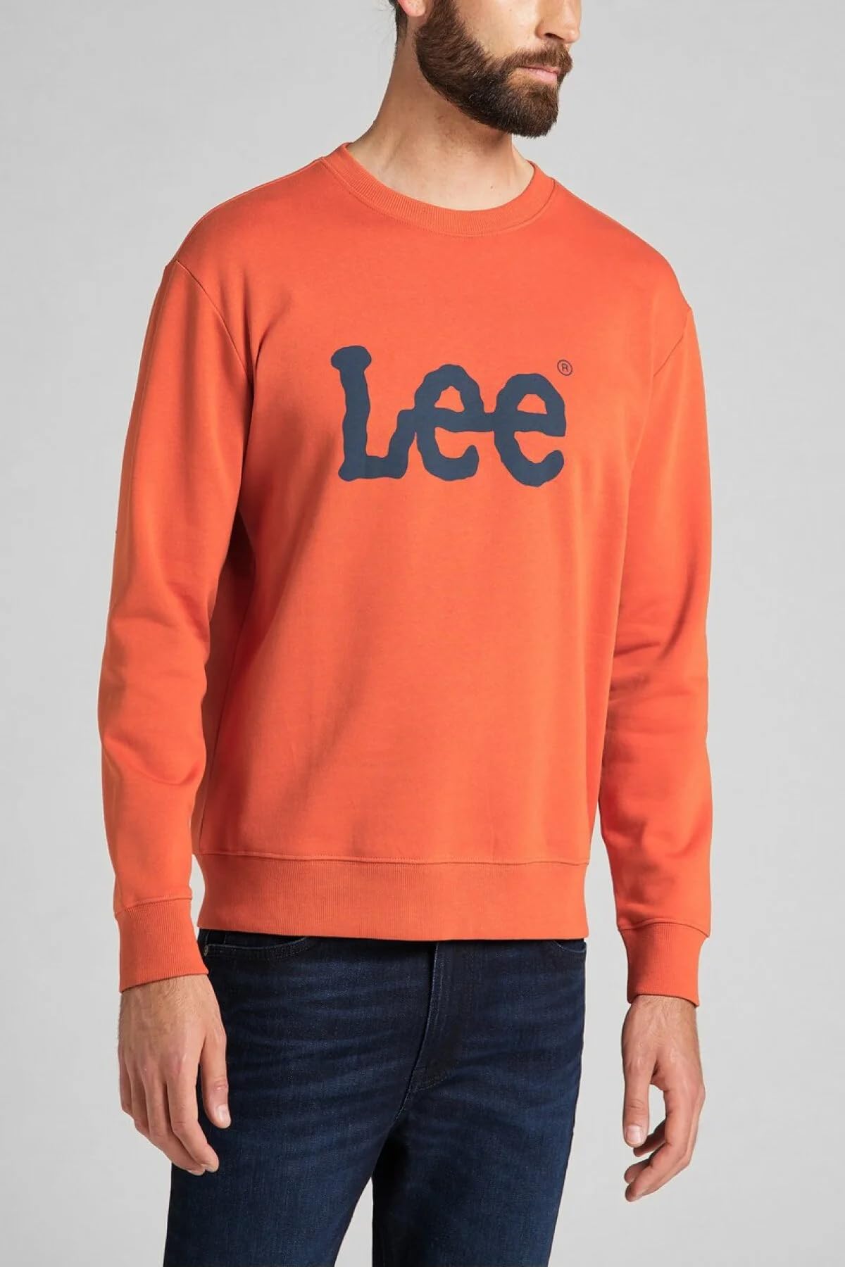 Lee Bisiklet Yaka Sweatshirt Sweatshirt Erkek