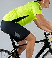 Vista 3 de Men's Elite Cycling Jersey High Visibility Performance Bike Jersey Made in USA