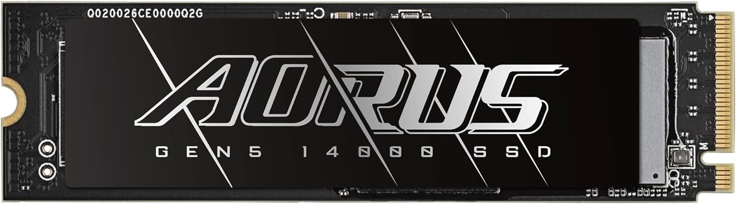 Gigabyte Aorus 1TB M.2 Solid State Drive Gen5 14000 (PCIe Gen 5.0 x4/NVMe 2.0)