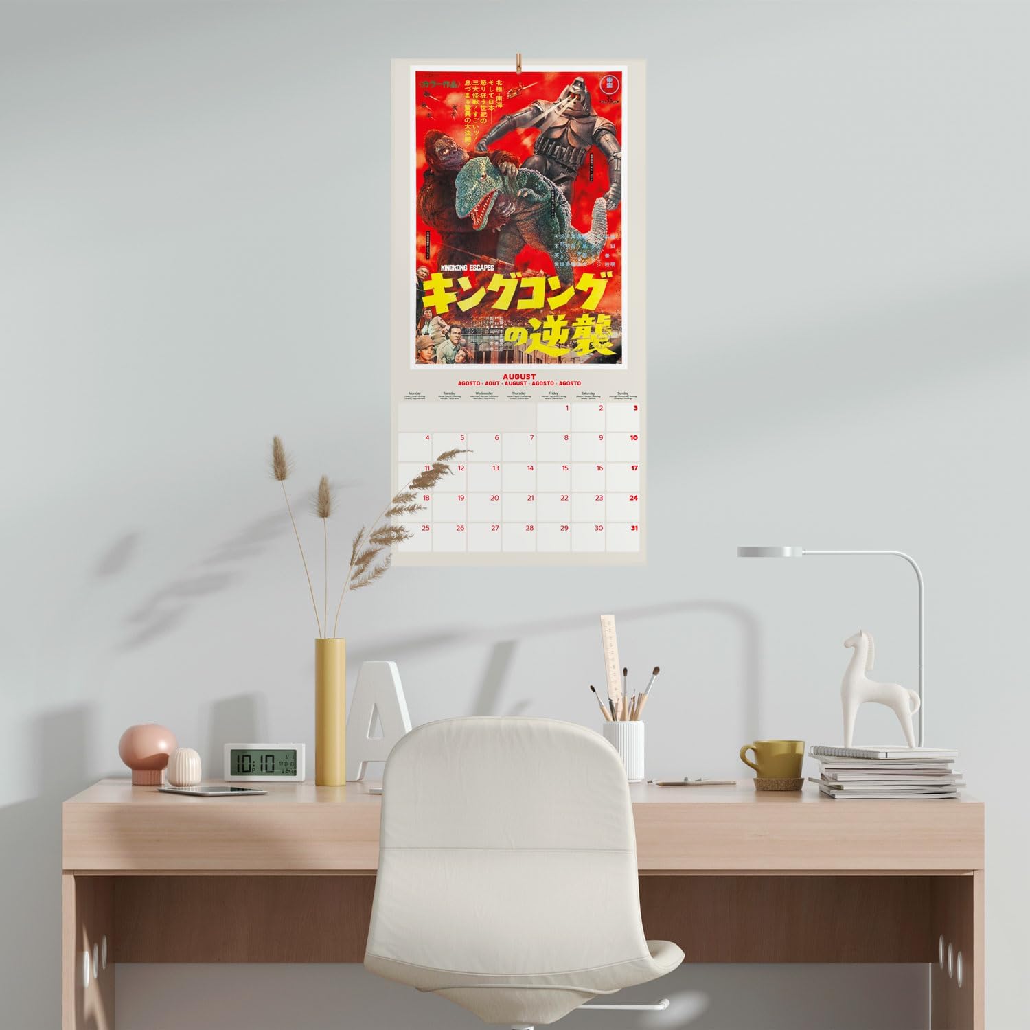 Grupo Erik Wall Calendar 2025 - Retro Sci-Fi | 12" x 12" Square Calendar 2025, Wall Planner 2025, Family Planner Calendar 2025 | Film Calendar 2025, Scifi Movies 7 613X1pWvhtL. AC SL1500