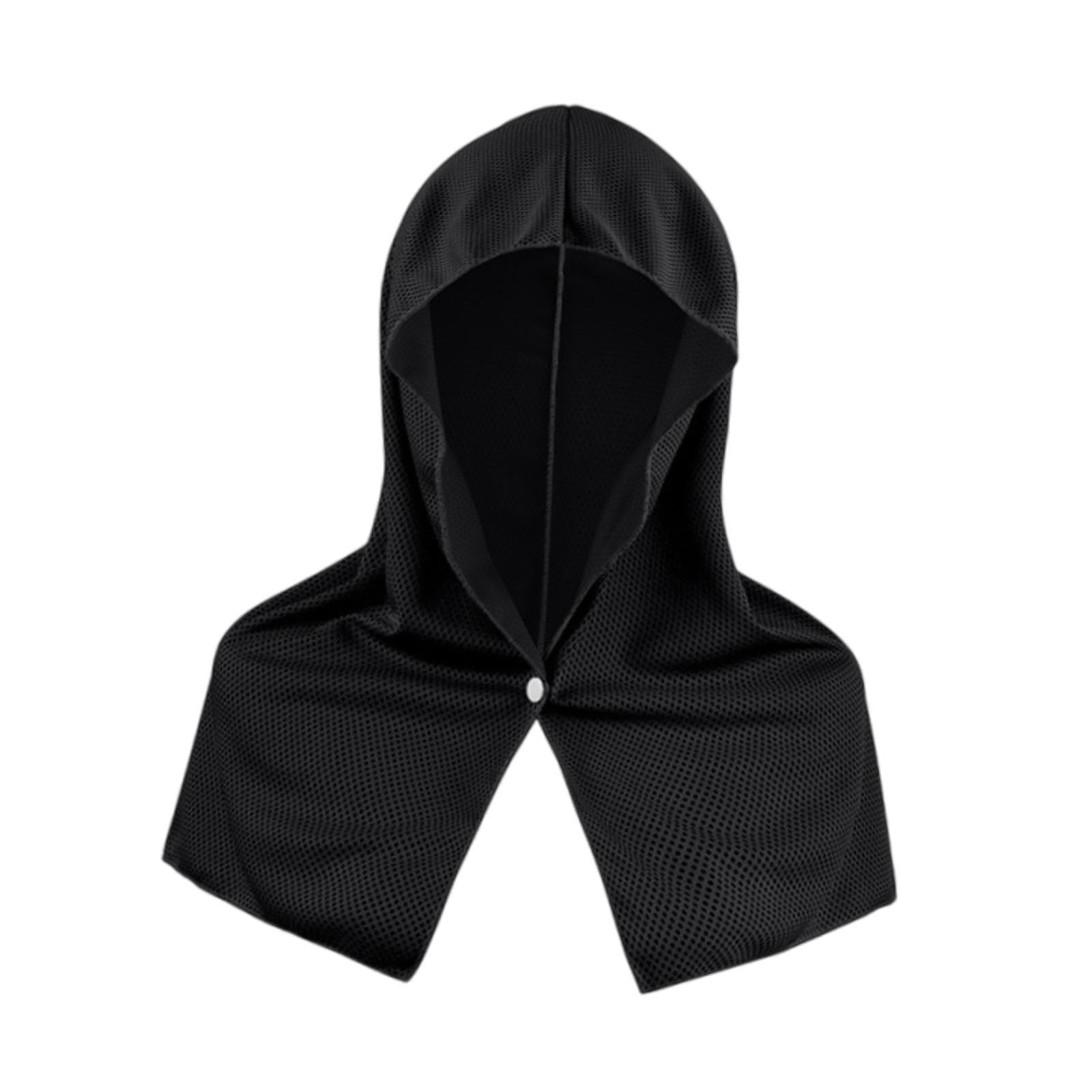JAZZY PEARLS® Cooling Hoodie Towel Cooling Neck Wrap for Running Sports Outdoor Activities Black-Sporting Goods-Fitness Running & Yoga-Fitness Equipment & Gear-Gym Towels-1 Cooling Towel-image-19