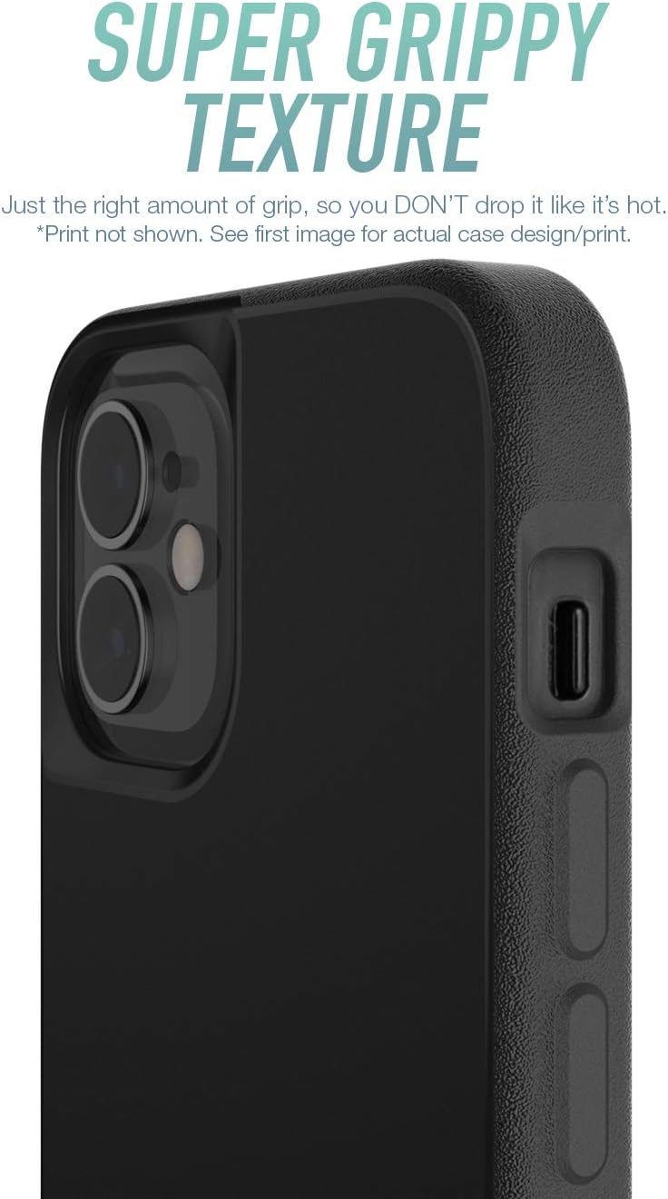 Smartish - Vintage Floral - iPhone 12 Mini Slim Case - Gripmunk [Lightweight + Protective] Drop Tested Thin Grip Cell Phone Cover with Raised Camera & Screen Protection for Apple iPhone 12 Mini