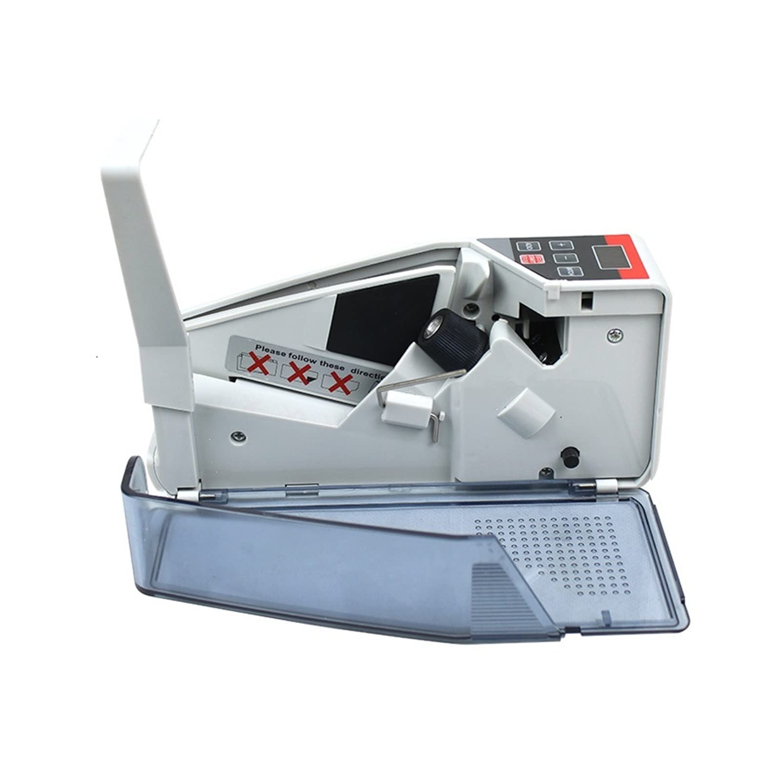 V40 Bill Money Counter Machine Mini portatile portatile Contatore contante contabile contante contante contante contante banconote(White-V40)