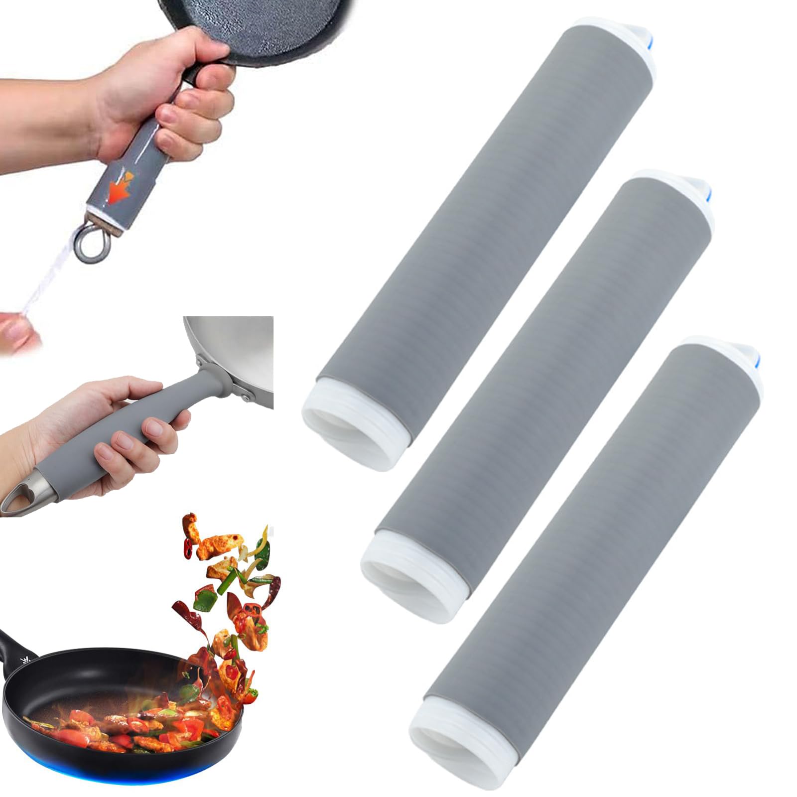 Couvercle De Poignée De Casserole En Silicone, Couverture D