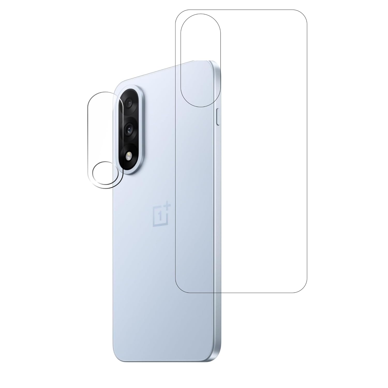 Ayra 3 layer Back transparent screen guard with Camera Lens Protector Compatible With OnePlus Nord 5 (Pack of 1)