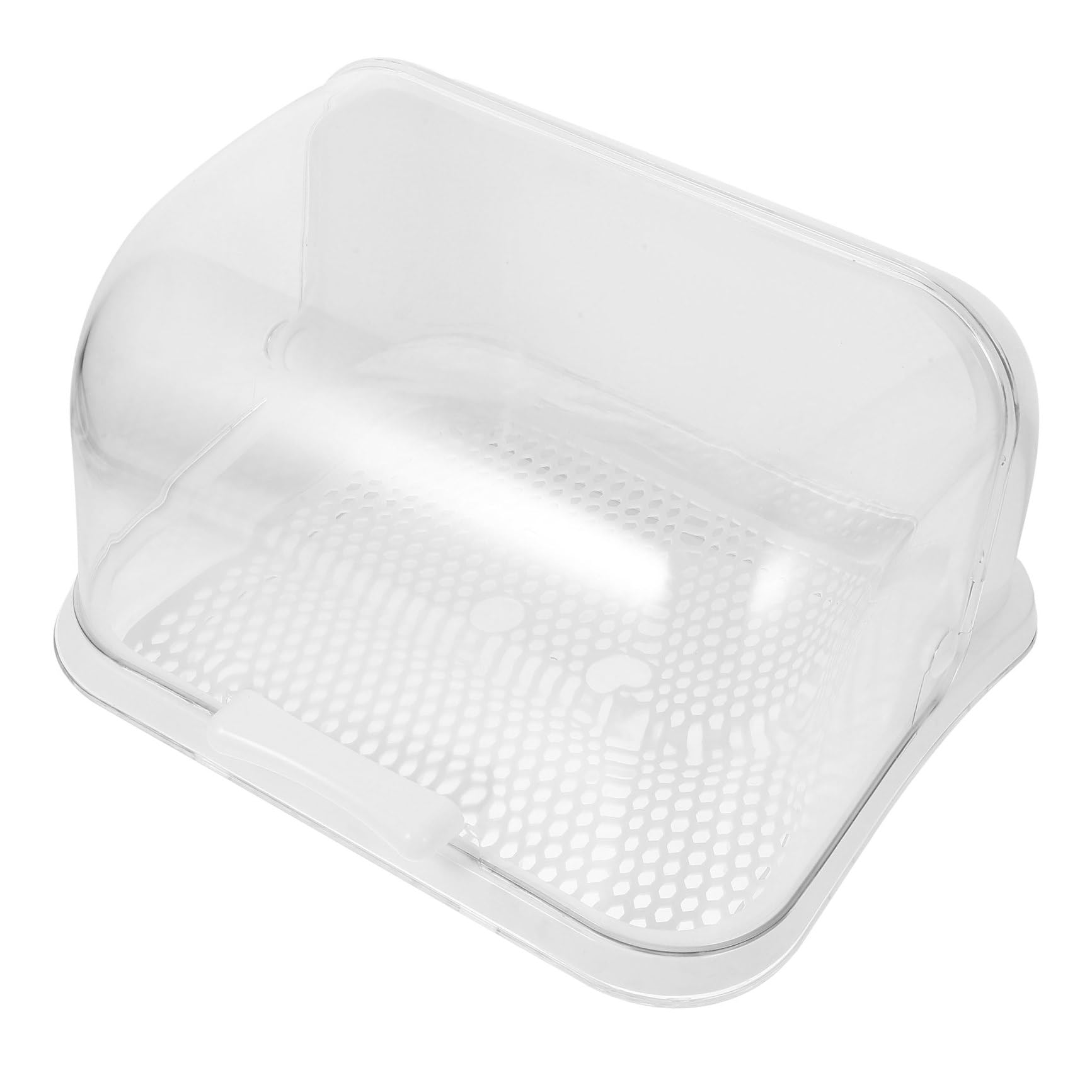 SECFOU Contenitore Asciugatura Coperchio in Pp Bianco per Tazze e Frutta | Organizza Oggetti Secchi, Protezione Dalla Polvere, Uso per Madre in Attesa, Formato Coperchio