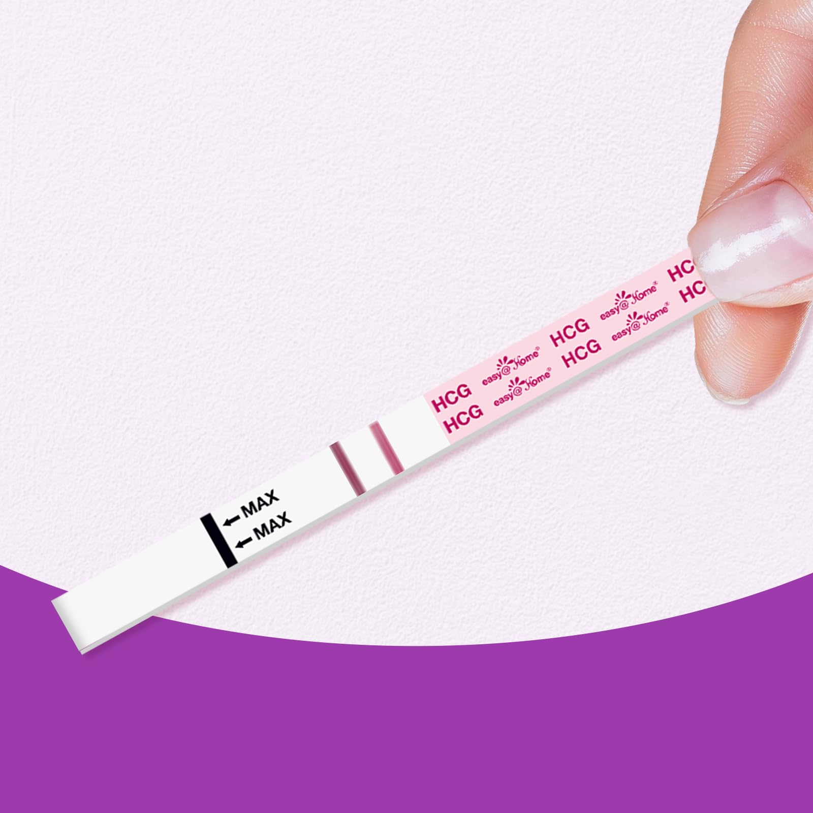 Easy@Home 40 Pregnancy Test Strips with 40 Urine Cups: Accurate Early Detection - Sensitive & Fast Clear Results - Designed for Women Trying to Conceive | 40 hCG Pregnancy Strips+ Urine Cups