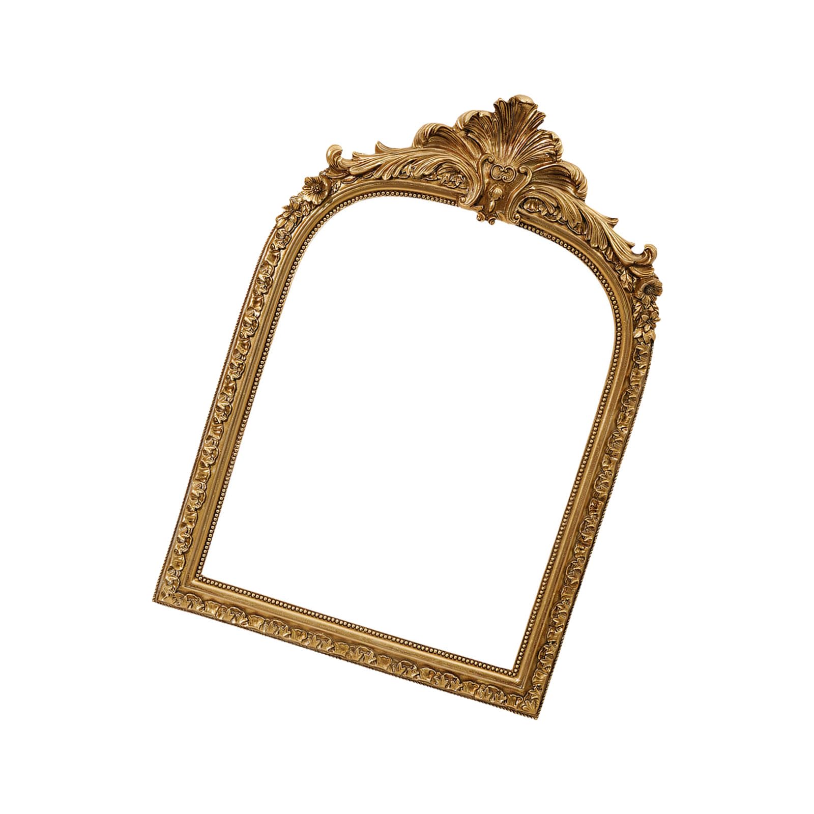 Cadre photo galbé ornement antique à moulures baroques pour miroir