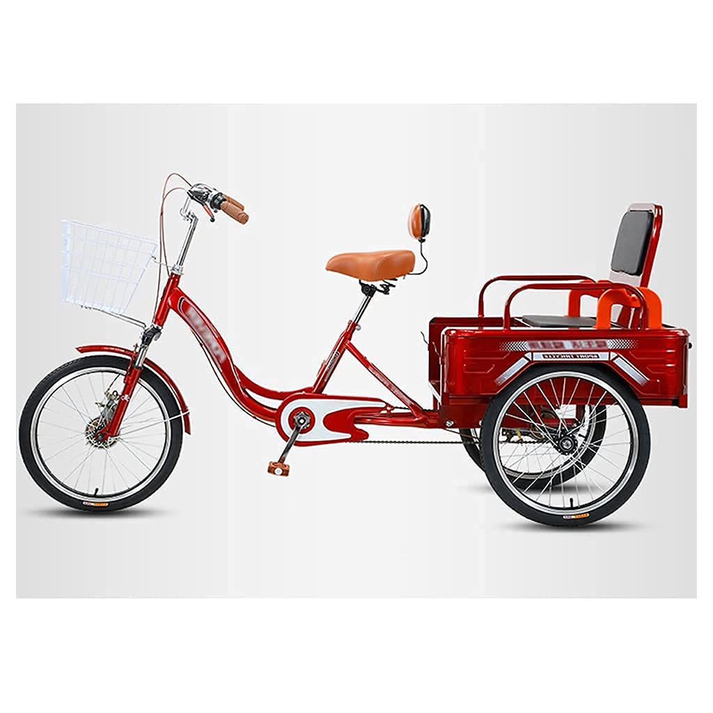 Buy Outdoor Riding Three Wheel Bike For Adults With Child Seat 20 Inch