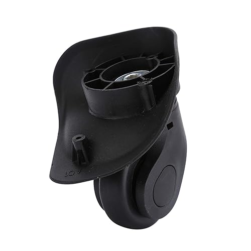 Miniatura 4 de Qiilu Ruedas de repuesto de equipaje Ruedas de repuesto de plástico 2 piezas Juego de ruedas de equipaje de PVC de reemplazo de un solo rodillo para